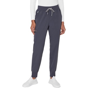 image:imageHanes Womens Scrub Joggers Comfort Fit Healthcare Pants for Women MoistureWicking Medical Scrubs with Odor ControlPeppercorn Grey