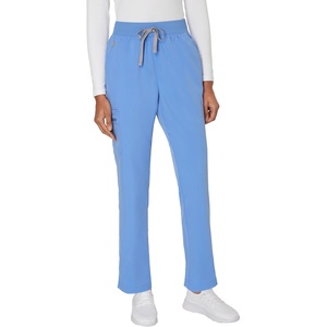 image:imageHanes Womens Scrub Pants Comfort Fit Healthcare Pants for Women MoistureWicking Medical ScrubsCeil Blue 2