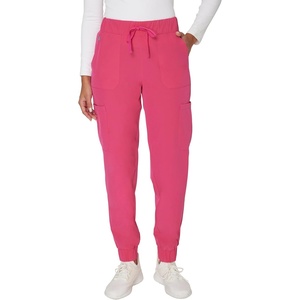 image:imageHanes Womens Scrubs Cargo Joggers Healthcare Scrub Joggers for Women Moisture WickingFuchsia Pink