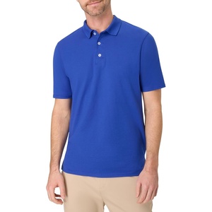 image:imageHanes mens Xtemp Performance Polo Cotton Blend Sport Shirt for Men With Odor ControlDeep Royal