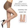 image:imageHanes Absolutely Ultra Sheer Womens Control Top Sheer Toe PantyhosePearl