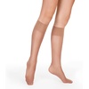 image:imageHanes Alive Womens Full Support Sheer Toe Knee High StockingsBarely There