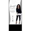 image:imageHanes Curves Womens Plus Size Glide on Technology Wicking Cool Comfort Footless TightsBlack