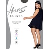 image:imageHanes Curves Womens Smoothing Comfort Chafe Resist Wicking Plus Size ShortsBlack