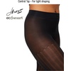 image:imageHanes EcoSmart Openwork Stripe Womens Fashion Tights Control Top Sheer Toe Black