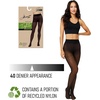 image:imageHanes EcoSmart Seasonless Tights Enhanced Panty Sheer Toe No Dig Wide WaistbandBlack