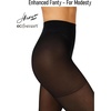 image:imageHanes EcoSmart Seasonless Tights Enhanced Panty Sheer Toe No Dig Wide WaistbandBlack