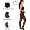 image:imageHanes EcoSmart Seasonless Tights Enhanced Panty Sheer Toe No Dig Wide WaistbandBlack