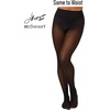 image:imageHanes EcoSmart Womens Opaque Tights Same to Waist Sheer Toe Black