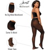 image:imageHanes EcoSmart Womens Opaque Tights Same to Waist Sheer Toe Black