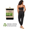 image:imageHanes EcoSmart Womens Relaxed Fit Jogger SweatpantsBlack
