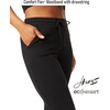 image:imageHanes EcoSmart Womens Relaxed Fit Jogger SweatpantsBlack