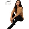 image:imageHanes EcoSmart Womens Same to Waist Sheer Toe Blackout Opaque TightsBlack