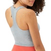 image:imageHanes Light Workout 3Pack StretchCotton Cropped Yoga Tank Tops for Women with Builtin BraBlackWhiteConcrete Heather