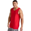 image:imageHanes Mens Essentials Tank Top Pack Midweight Cotton Tanks Sleeveless Shirts 3PackChampion Scarlet