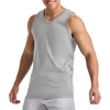 image:imageHanes Mens Essentials Tank Top Pack Midweight Cotton Tanks Sleeveless Shirts 3PackLight Steel
