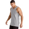 image:imageHanes Mens Essentials Tank Top Pack Midweight Cotton Tanks Sleeveless Shirts 3PackOxford Gray
