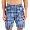 image:imageHanes Mens Hanes Short Sleeve Pj SetBlue Plaid