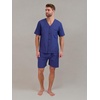 image:imageHanes Mens Hanes Short Sleeve Pj SetNavy Heather