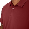 image:imageHanes Mens Moves Performance Polo Short Sleeve Polo Shirt for Men MoistureWickingCardinal Red