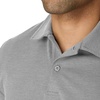 image:imageHanes Mens Moves Performance Polo Short Sleeve Polo Shirt for Men MoistureWickingDusk Shadow Grey Heather