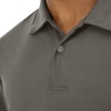 image:imageHanes Mens Moves Performance Polo Short Sleeve Polo Shirt for Men MoistureWickingGrey Encore
