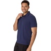image:imageHanes Mens Moves Performance Polo Short Sleeve Polo Shirt for Men MoistureWickingImperial Indigo Heather