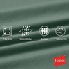 image:imageHanes Mens Moves Workout Shorts with Boxer Brief Liner amp Total Support Pouch MoistureWicking Shorts 5 InseamHerbal Olive GreenBlack
