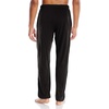 image:imageHanes Mens Solid Knit Sleep Pant With Pockets and DrawstringBlack