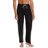 image:imageHanes Mens Solid Knit Sleep Pant With Pockets and DrawstringBlack