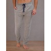 image:imageHanes Mens Solid Knit Sleep Pant With Pockets and DrawstringBlueActive Grey