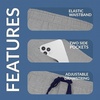image:imageHanes Mens Solid Knit Sleep Pant With Pockets and DrawstringBlueActive Grey