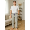 image:imageHanes Mens Solid Knit Sleep Pant With Pockets and DrawstringGrey