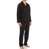 image:imageHanes Mens Woven PlainWeave Pajama SetBlue Check