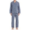 image:imageHanes Mens Woven PlainWeave Pajama SetBlue Check