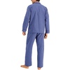 image:imageHanes Mens Woven PlainWeave Pajama SetBlue Checkered
