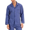 image:imageHanes Mens Woven PlainWeave Pajama SetBlue Checkered