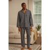 image:imageHanes Mens Woven PlainWeave Pajama SetGrey