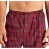 image:imageHanes Mens Woven PlainWeave Pajama SetRed