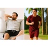 image:imageHanes Mens Woven ShortBiking RedBlack