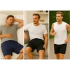 image:imageHanes Mens Woven ShortBlackDark Blue