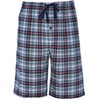 image:imageHanes Mens Woven ShortsRed Navy Plaid