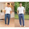 image:imageHanes Mens XTemp Jersey Cotton Sleep Pajama Lounge Pants with Pockets Pj Bottoms Extended SizesDenim