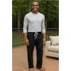 image:imageHanes Mens XTemp Jersey Cotton Sleep Pajama Lounge Pants with Pockets Pj Bottoms Extended SizesMidnight Black