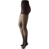 image:imageHanes Script Womens Fashion Diamond Compression Tights for Leg Support Control Top Sheer Toe Black