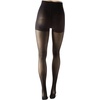 image:imageHanes Script Womens Fashion Diamond Compression Tights for Leg Support Control Top Sheer Toe Black