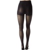 image:imageHanes Script Womens Fashion Pinstripe Control Top Sheer Toe TightsBlack