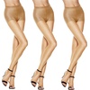 image:imageHanes Silk Reflections Womens Control Top Toeless Ultra Sheer Pantyhose with RunResistBuff