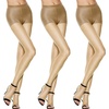 image:imageHanes Silk Reflections Womens Control Top Toeless Ultra Sheer Pantyhose with RunResistNatural