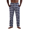 image:imageHanes Ultimate Mens Flannel Pajama Pants Plaid Cotton Loungewear Pj Bottoms with Pockets Extended SizesNavy Buffalo